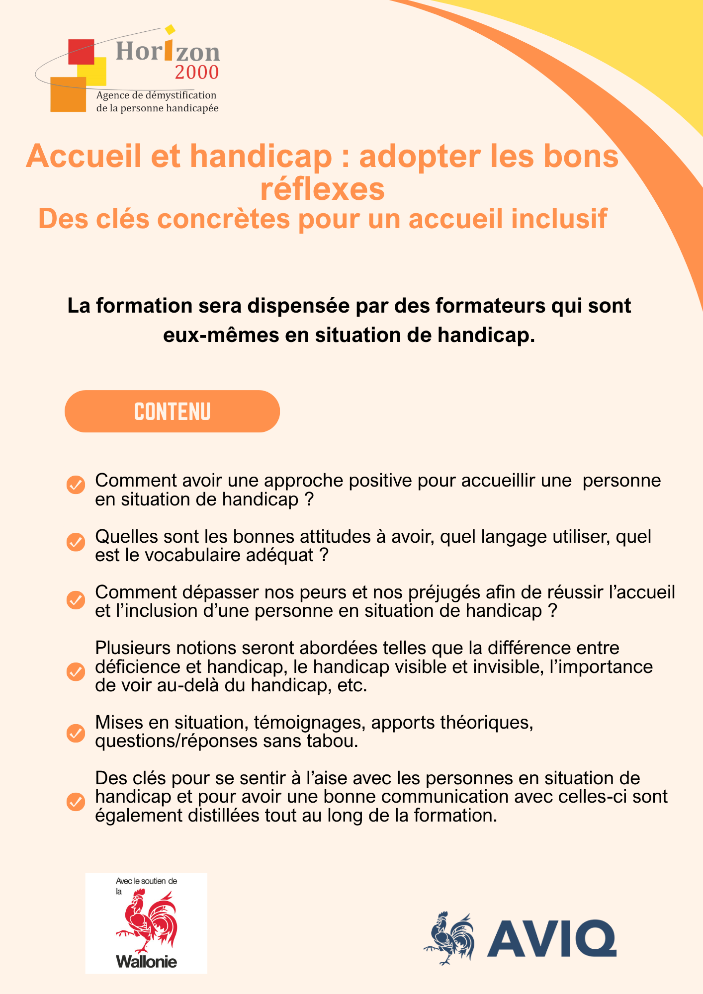 Flyer accueil de la PSH verso